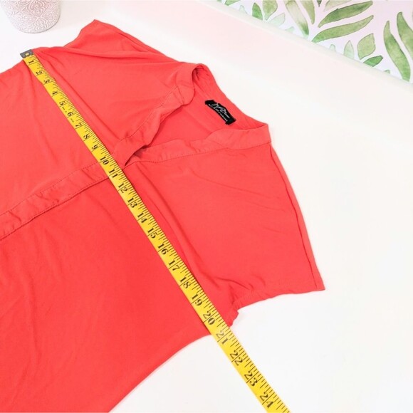 Red Orange Brigette Brianna Blouse M - Picture 8 of 9